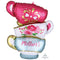 SUPERSHAPE XL HAPPY MOTHER'S DAY SATIN INFUSED TEACUPS